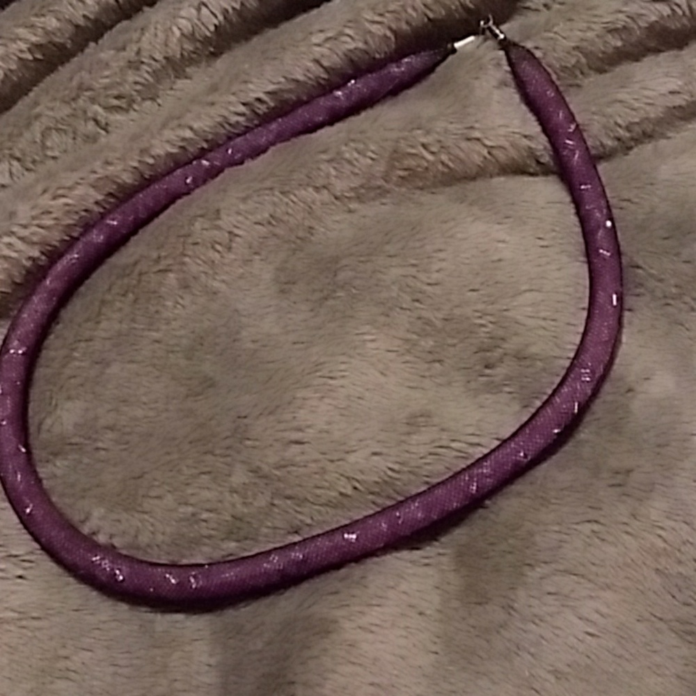 Purple necklace